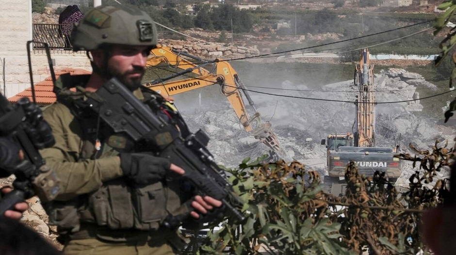 Les forces de l’occupation mènent une campagne de démolitions près de Naplouse 