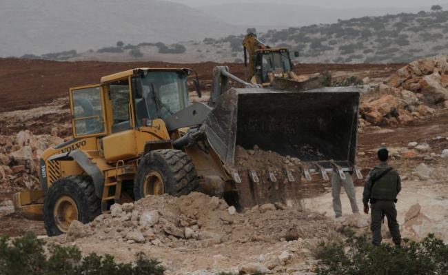 L'occupation détiennent les équipes de l’agriculture de Tulkarem