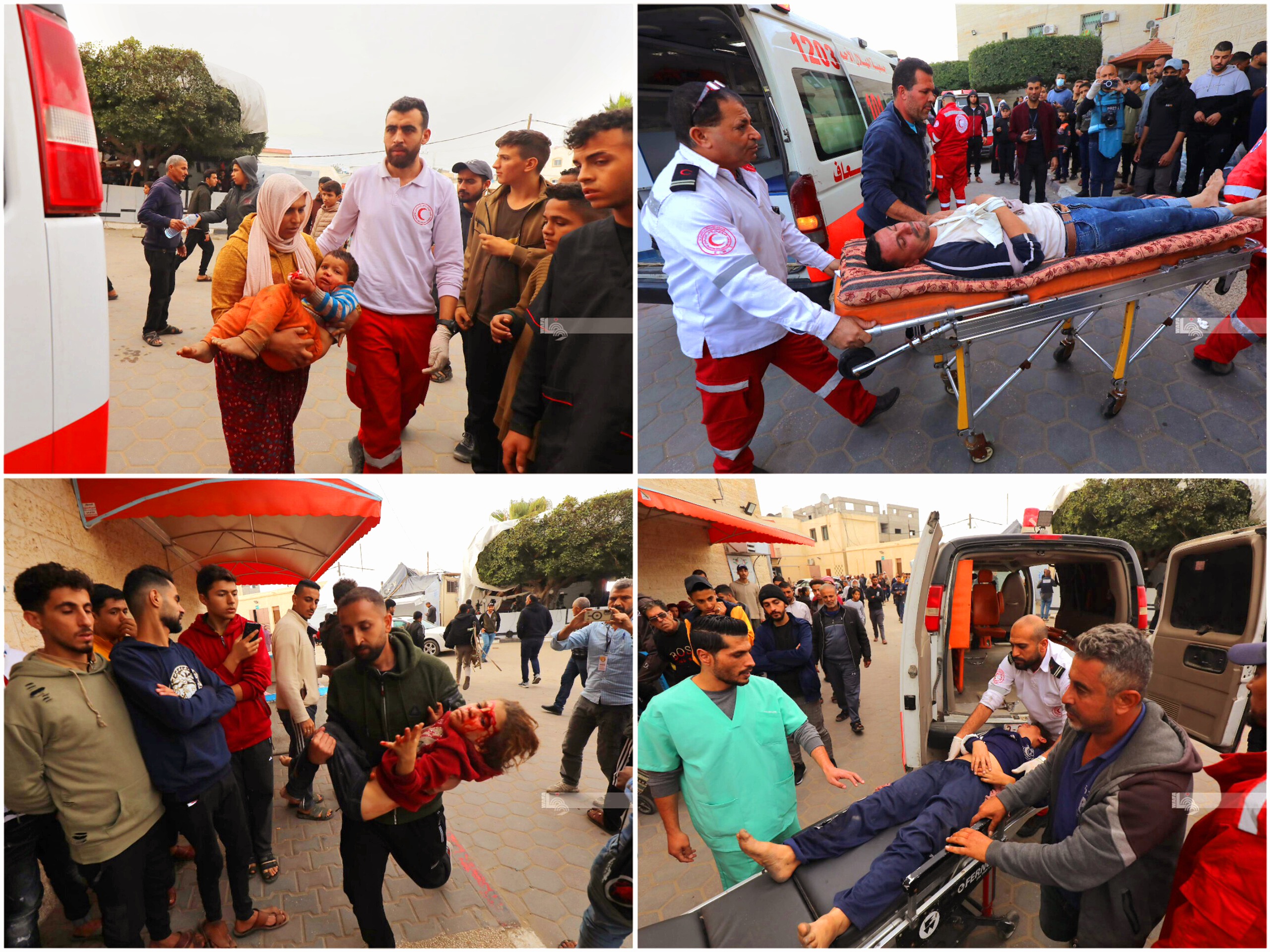 Victimes dans une série de frappes aériennes israéliennes violents sur divers pans de Gaza