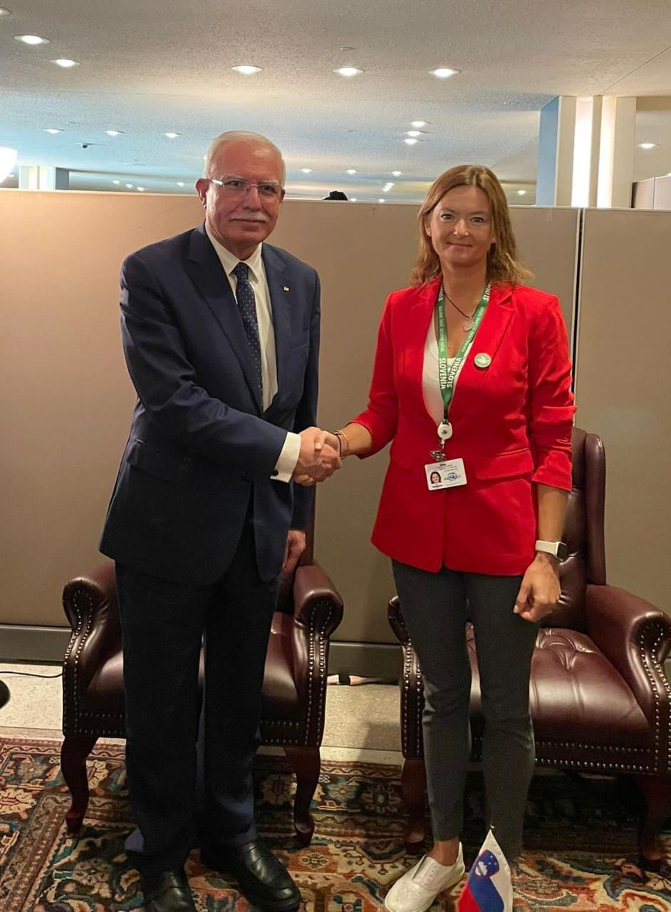 Al-Maliki rencontre le ministre des affaires étrangères de la Slovénie à New York 