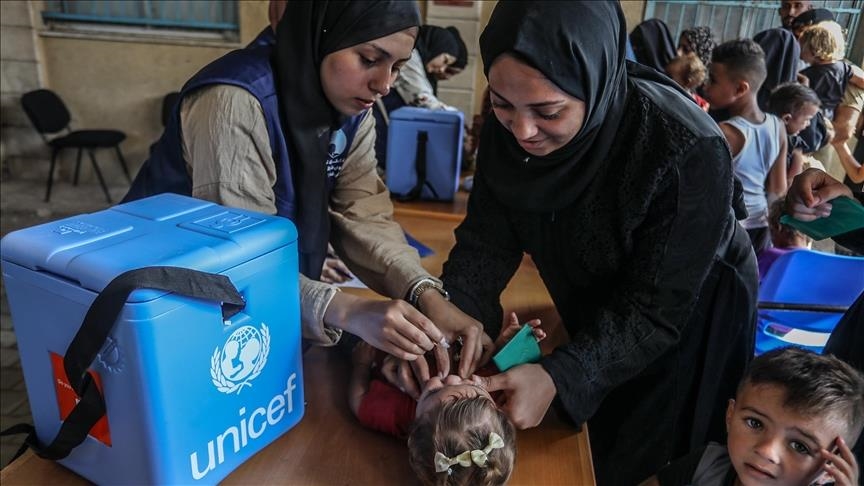 L’UNRWA fait face à des défis pour administrer la deuxième dose de vaccin contre la polio aux enfants de Gaza