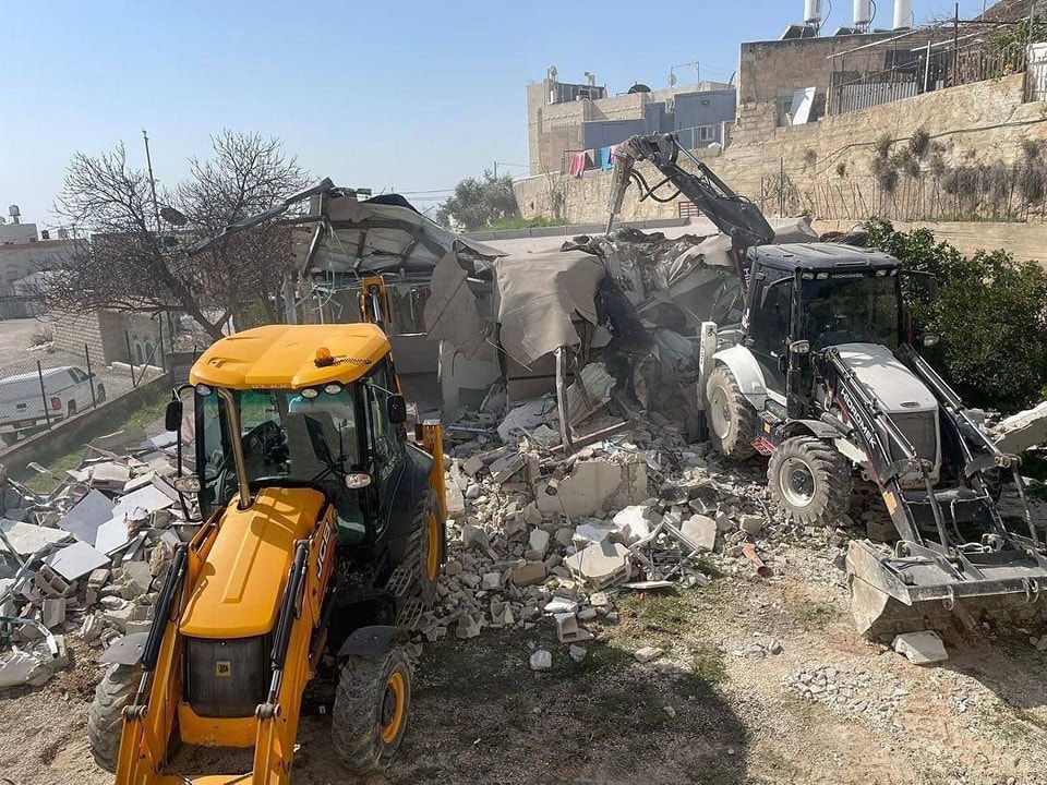 Démolition d'une maison à Ramallah