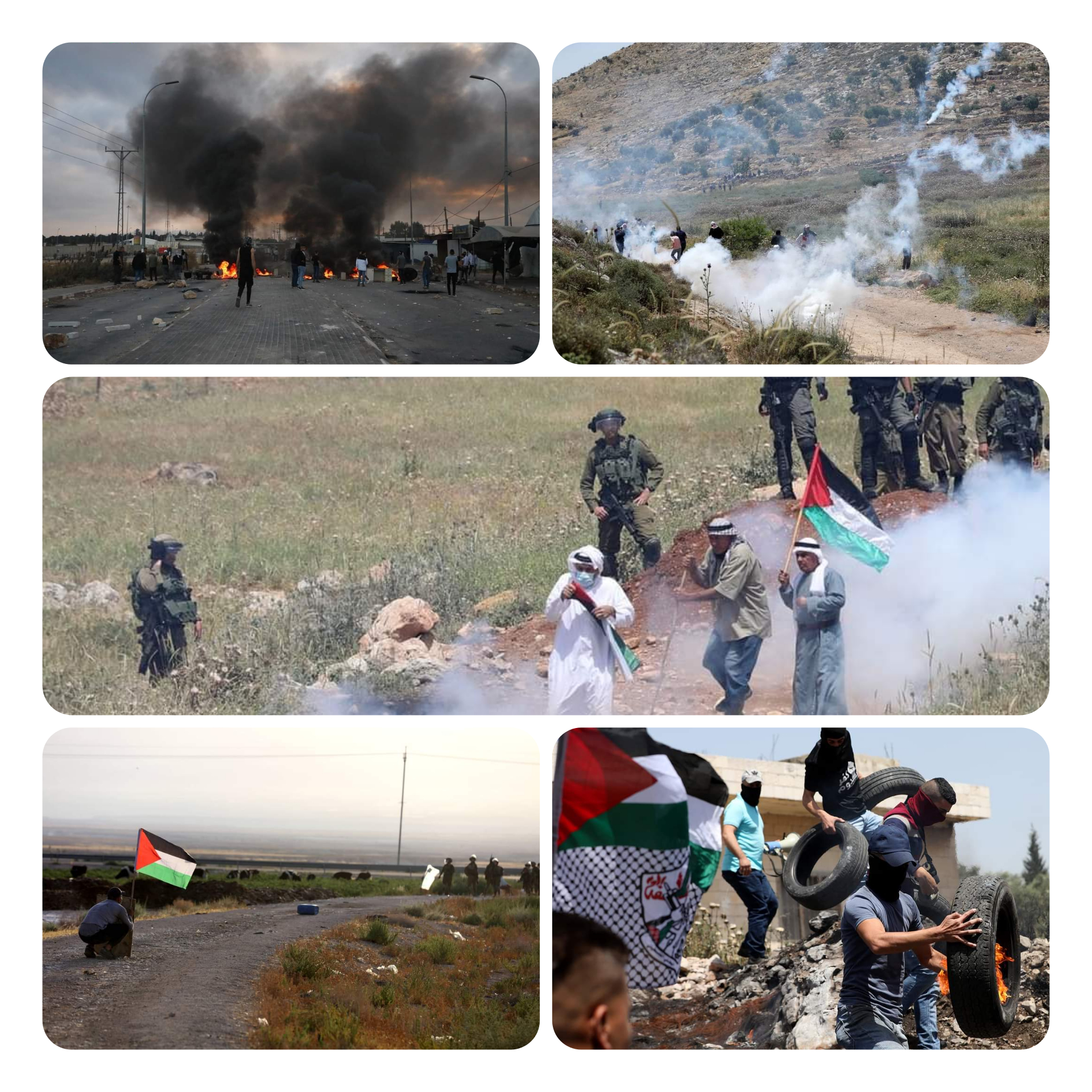  L’armée d’occupation réprime des manifestations dans diverses régions de la Cisjordanie