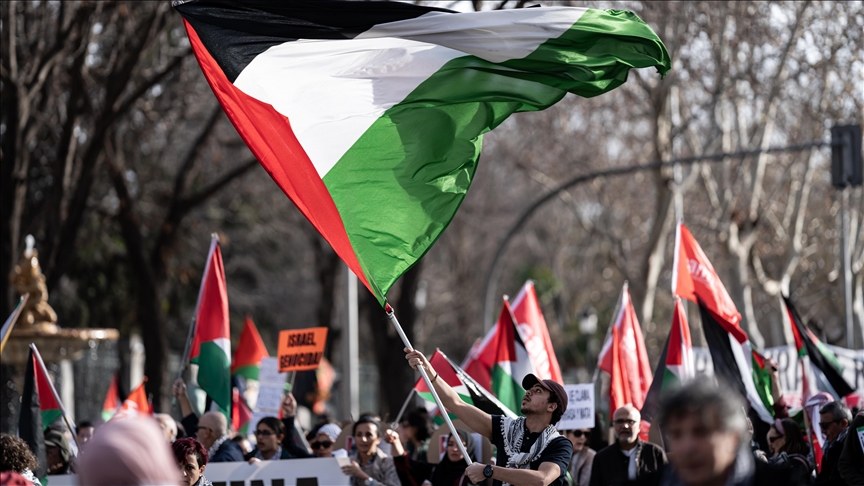 20 villes espagnoles manifestent pour exiger la fin de l’agression israélienne contre Gaza