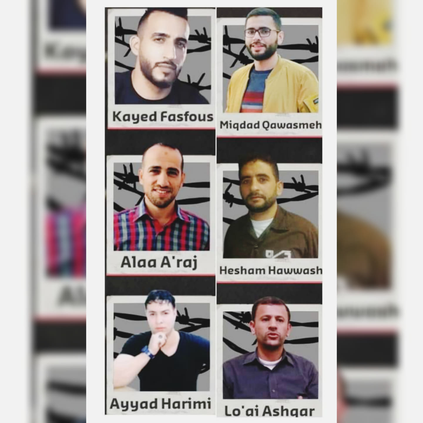 Entêtement israélien à interrompre la détention arbitraire de six prisonniers grévistes nonobstant le risque de leur mort