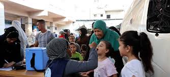 Les forces israéliennes empêchent l'entrée des équipes médicales affiliées à la campagne de vaccination contre la polio dans le sud de la bande de Gaza
