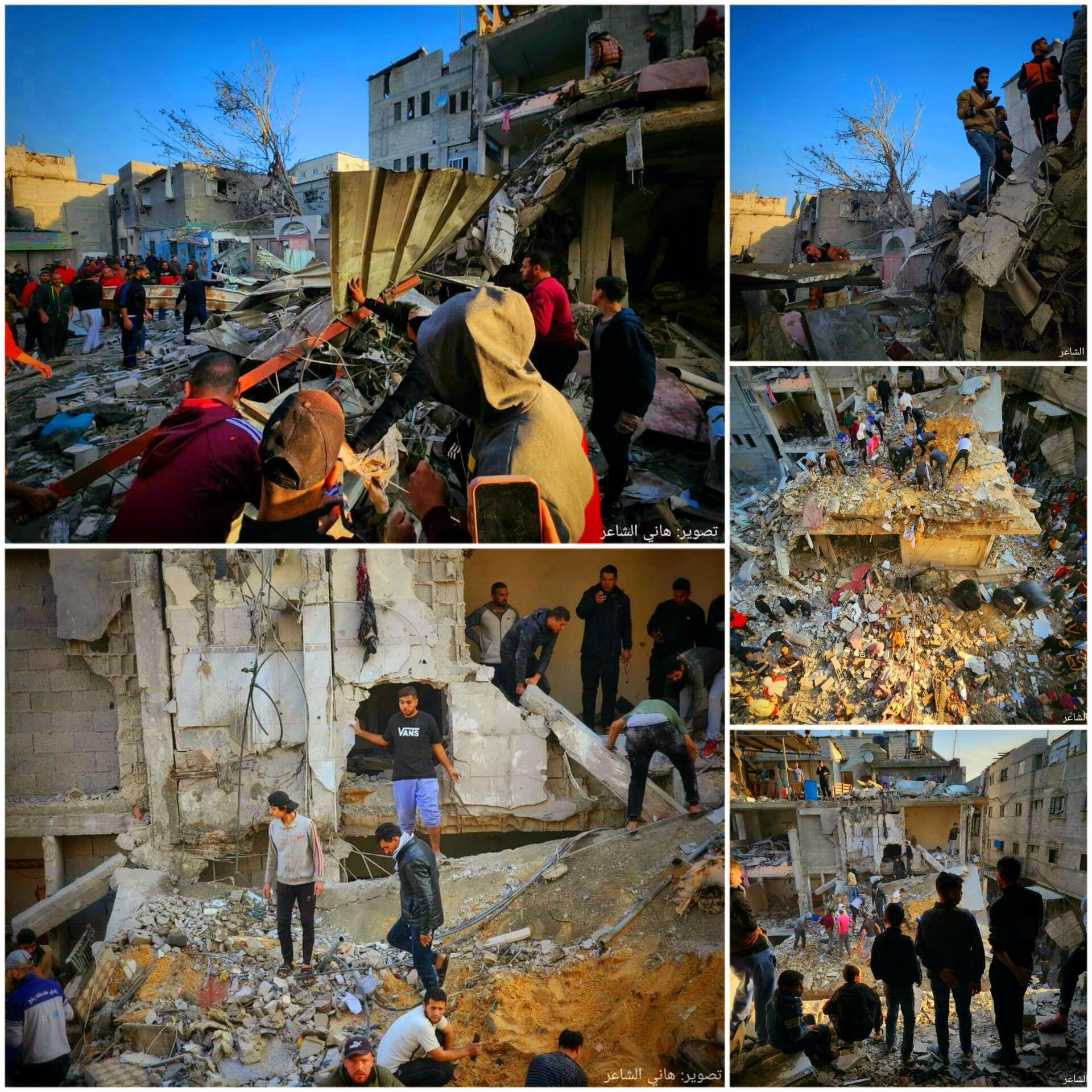 Au cours des dernières 24 heures : l'occupation a commis 9 massacres dans la bande de Gaza, coûtant la vie à 107 martyrs.