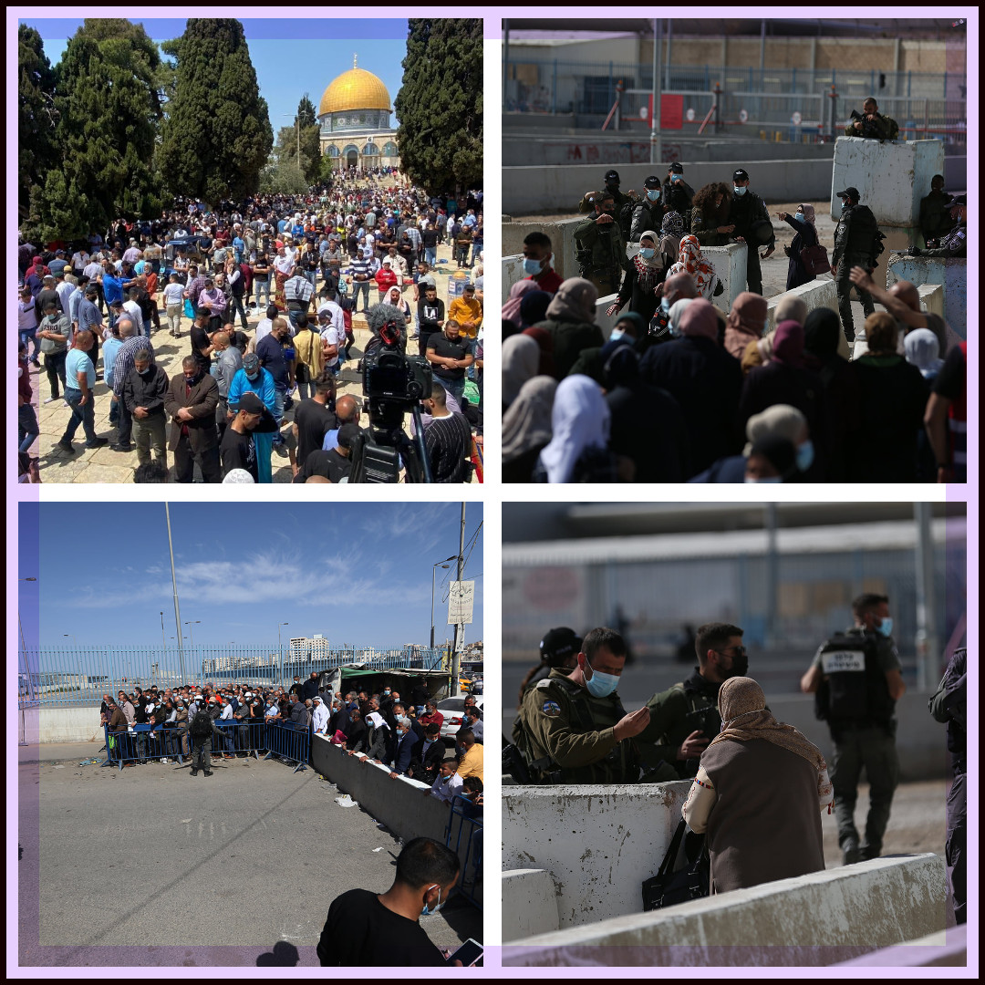 Malgré toutes les mesures d'occupation, des milliers de personnes arrivent à la mosquée Al-Aqsa 