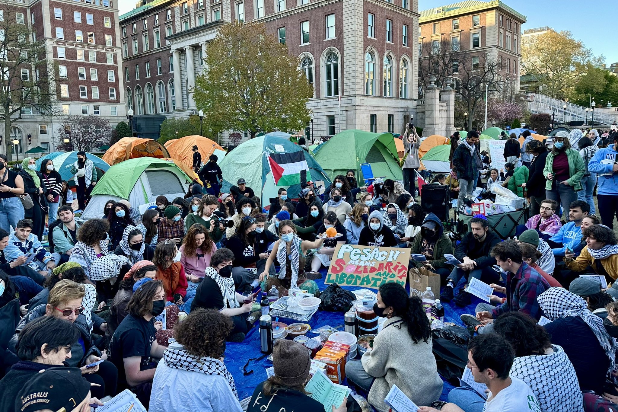Les manifestations universitaires en solidarité avec Gaza  s'élargissent aux États-Unis pour la deuxième semaine