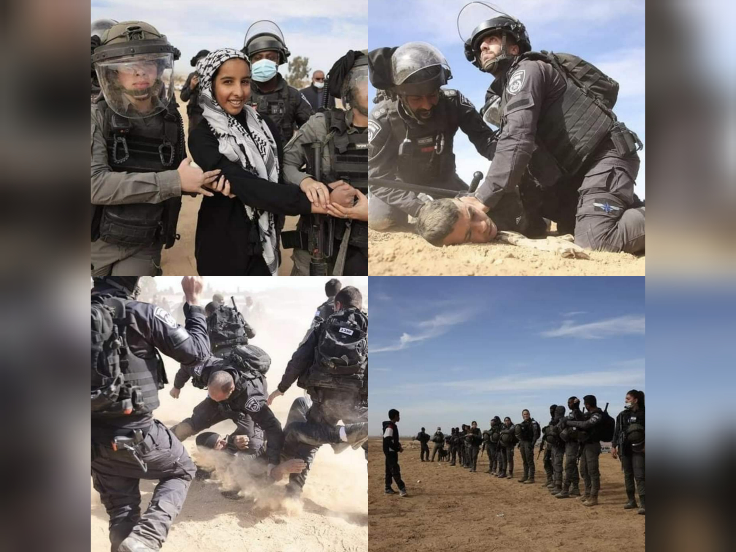 Huit Palestiniens accusés par le ministère public israélien suite aux événements de Naqab