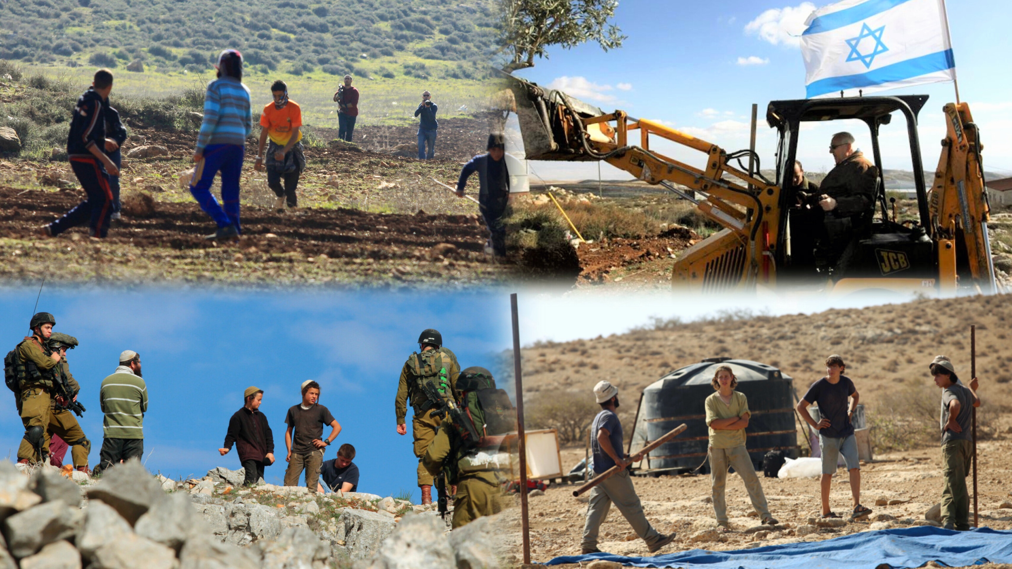 Des colons israéliens commettent des exactions dans divers pans cisjordaniens