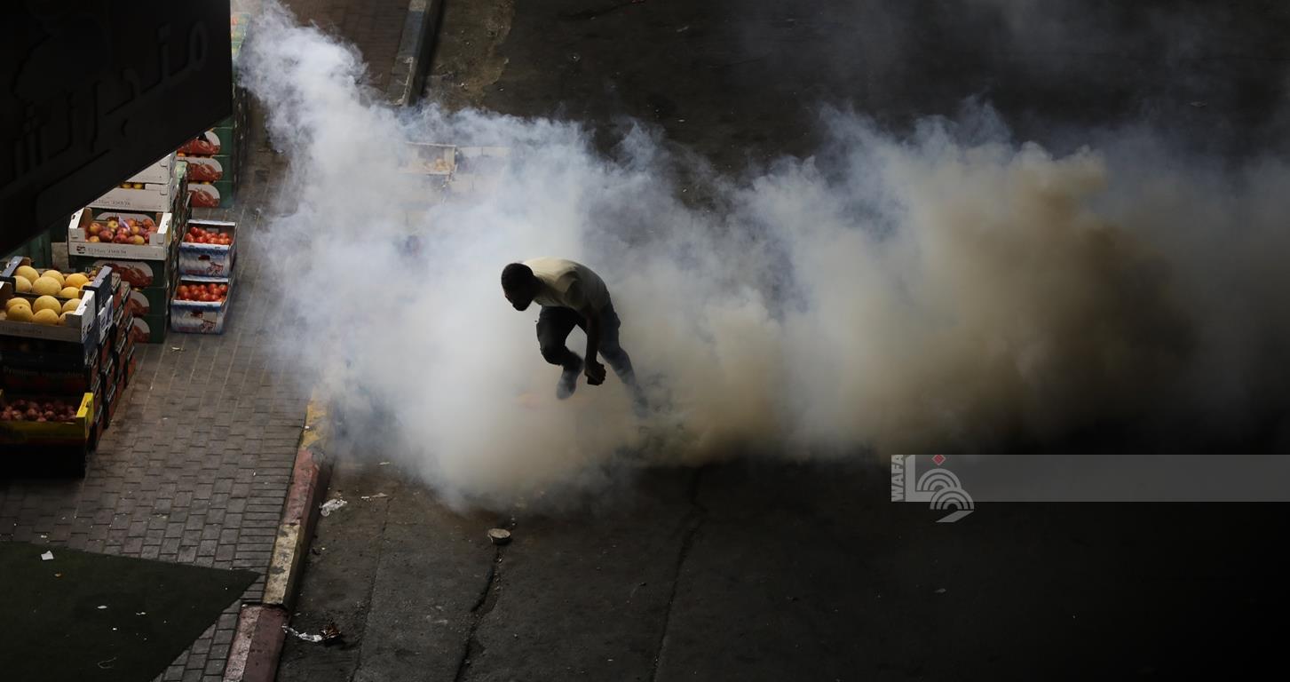 Des blessés, des cas d'asphyxie et affrontements avec l'occupation en Cisjordanie