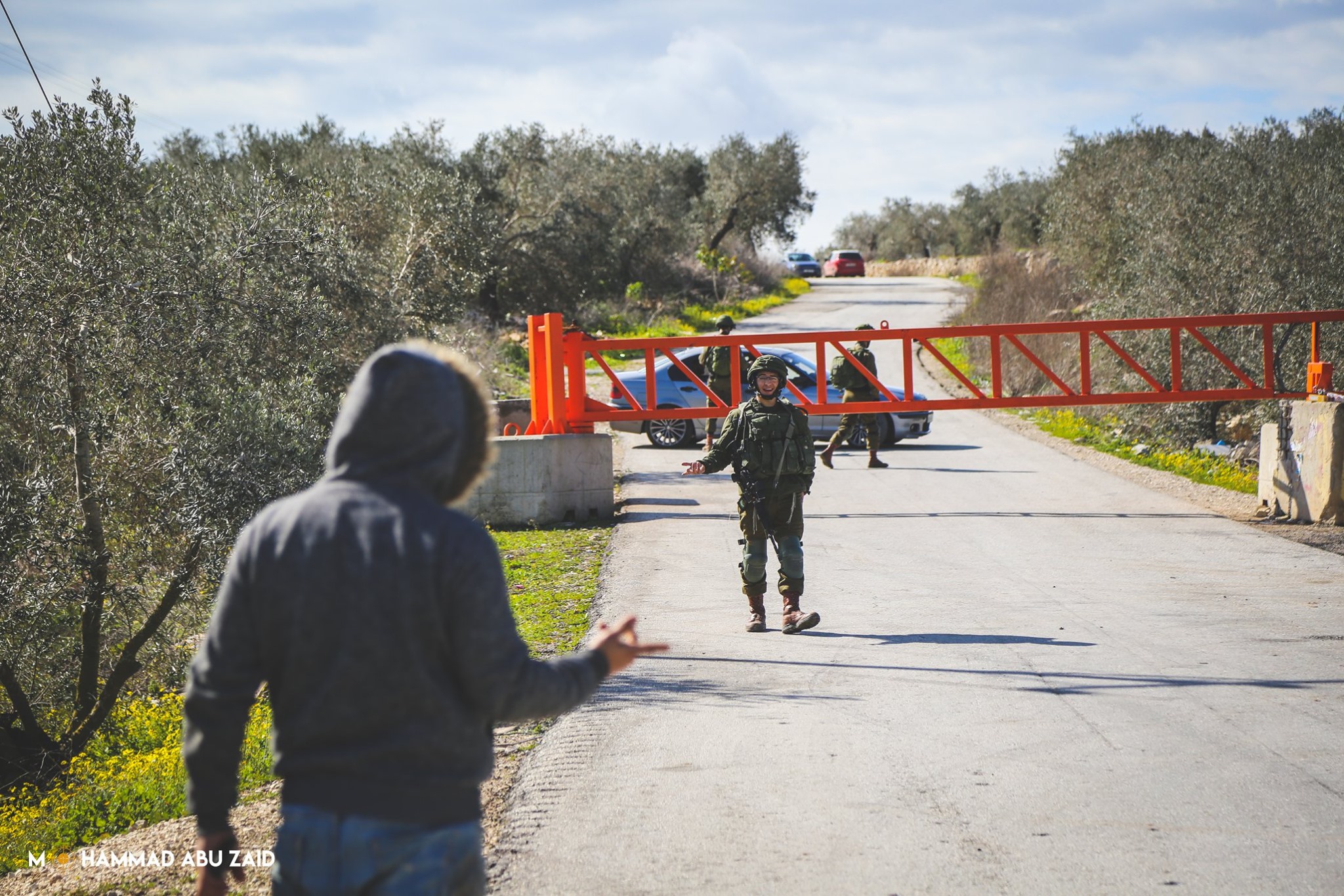Re-fermeture de la route Jénine-Naplouse par l'occupation 