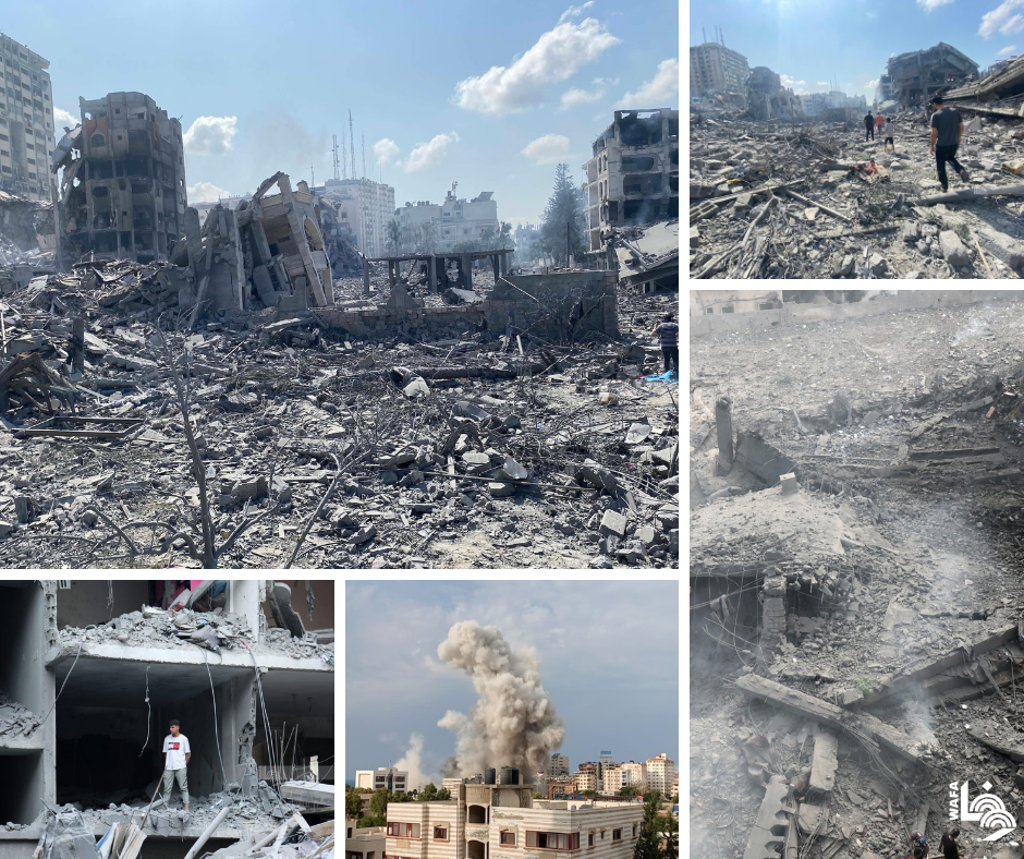 Martyrs et blessés dans un bombardement contre une marche populaire de la ville de Gaza et une autre dans le camp de Nuseirat