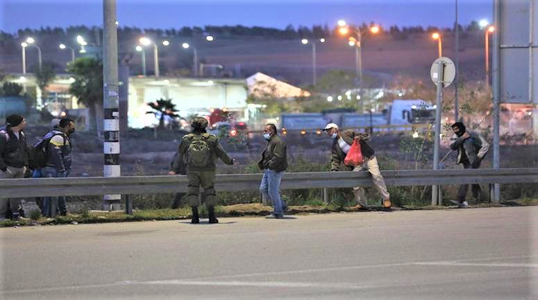 Près de 122 travailleurs palestiniens arrêtés la semaine dernière dans les territoires de 1948