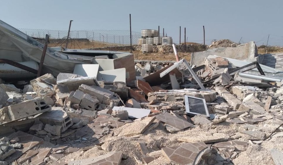 ( Mise à jour) Démolition par l'occupation à Hébron et à Jérusalem 
