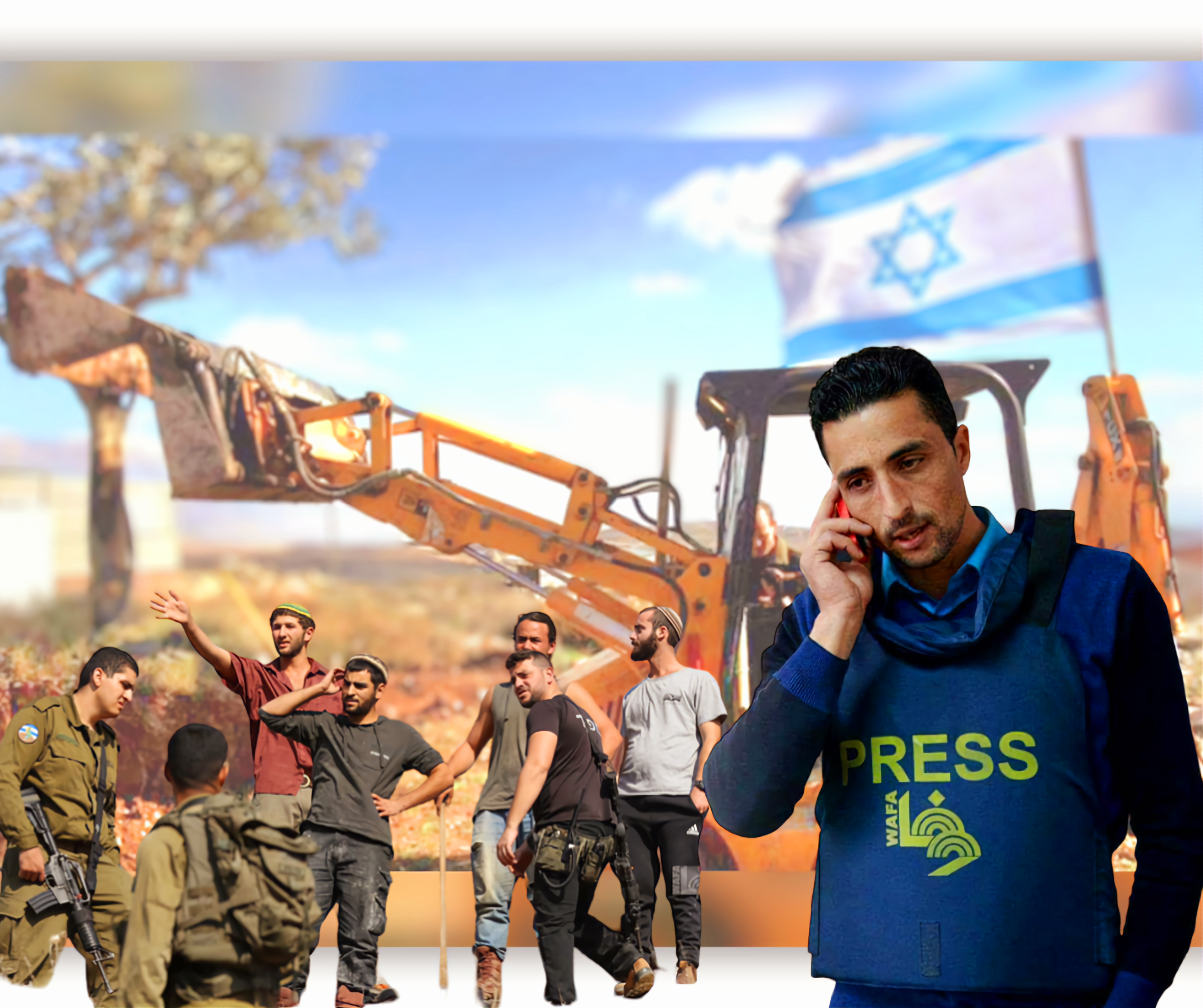 Des bergers et des journalistes attaqués par des colons israéliens à Hébron