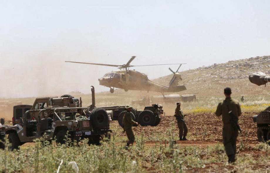 Des exercices militaires israéliennes dans la vallée du Jourdain