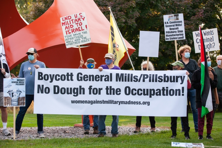 Plus de 11000 Américains appellent l'entreprise Général Mills de fermer son usine construite sur des terres palestiniennes volées