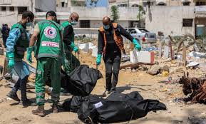 Plus de 60 corps retrouvés dans le quartier Al-Shujaiya, à l'est de Gaza