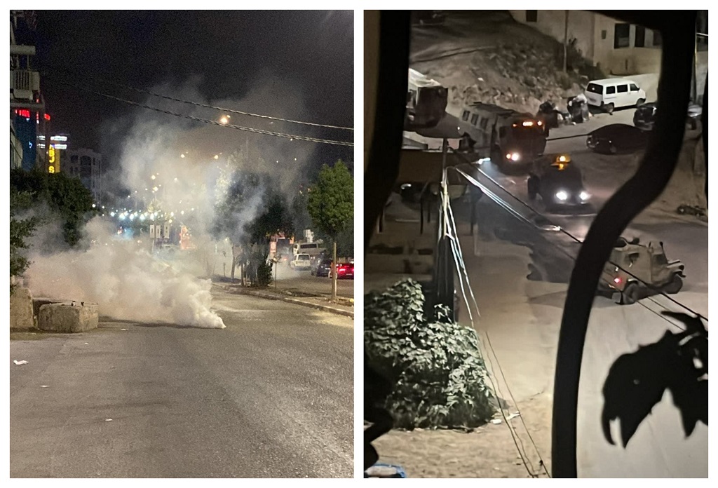 Blessés et cas d’asphyxie lors d’incursion israélienne à Naplouse 