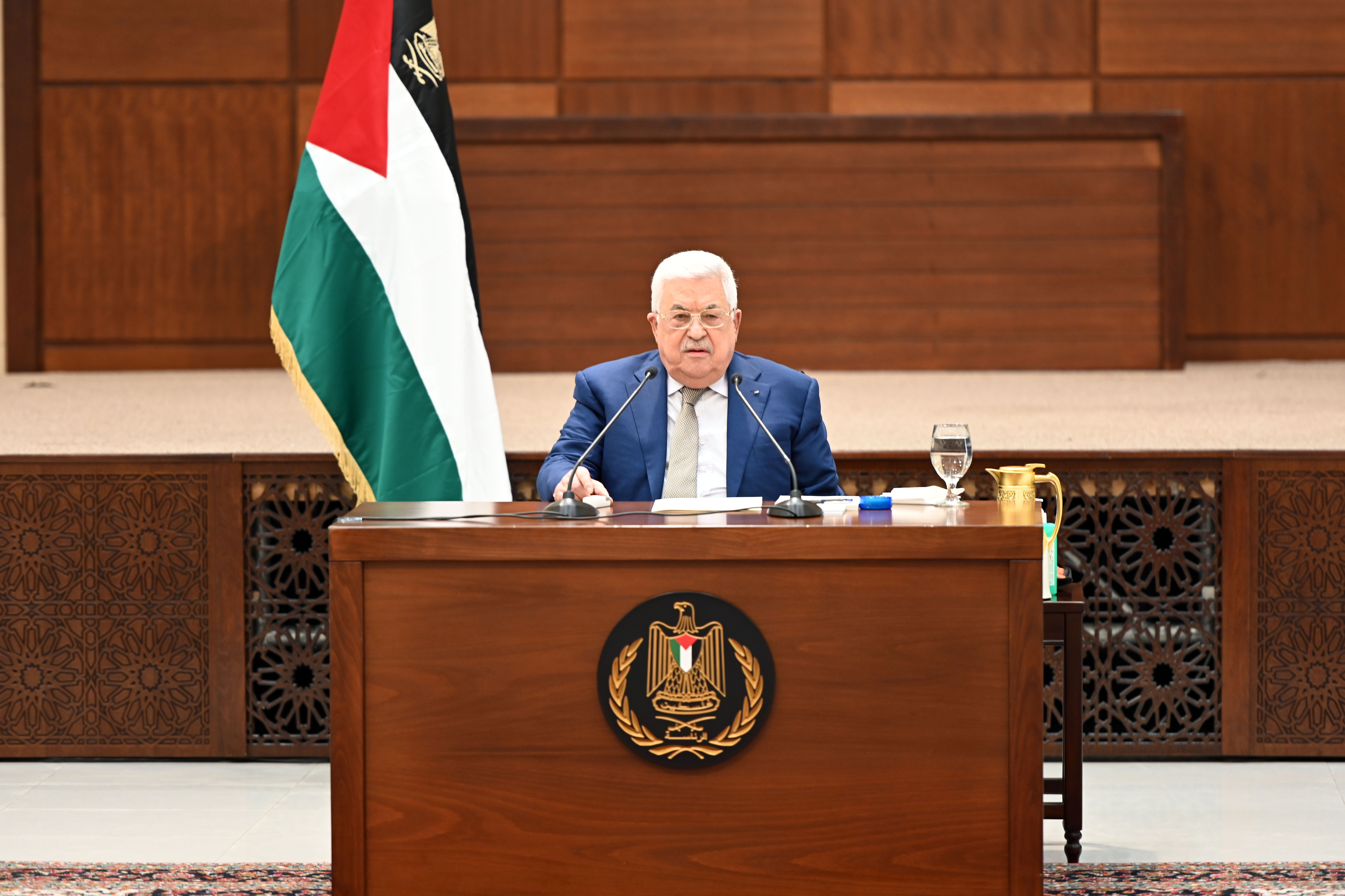 Réunion de la direction palestinienne à la tête du président Abbas
