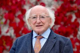 Le président irlandais Michael D. Higgins