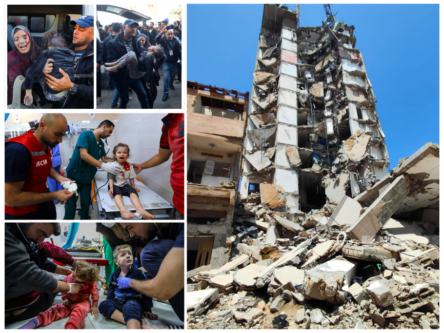 Génocide à Gaza en 194 jours : des victimes dans les bombardements israéliens incessants