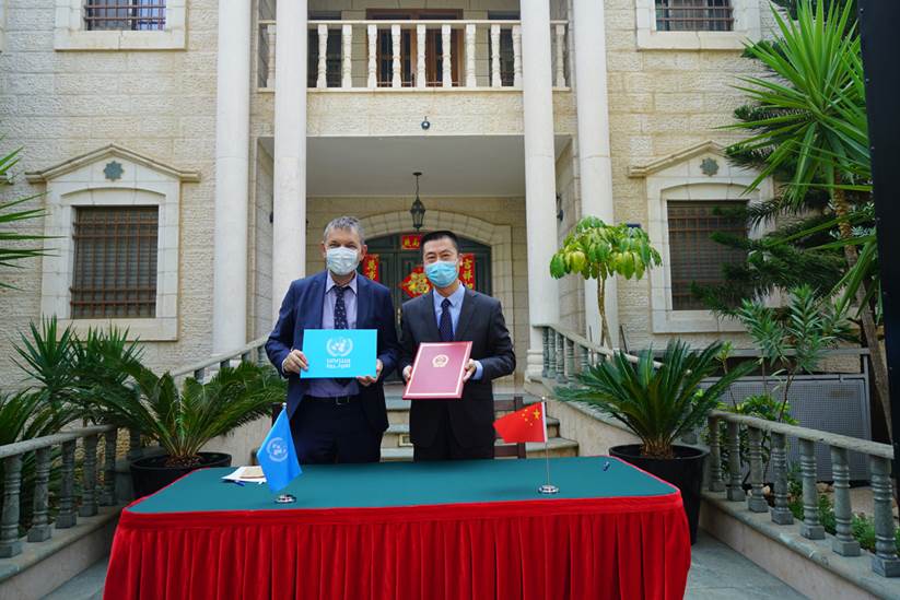 La Chine soutient pour la troisième année consécutive le programme d'assistance alimentaire de l'UNRWA à Gaza