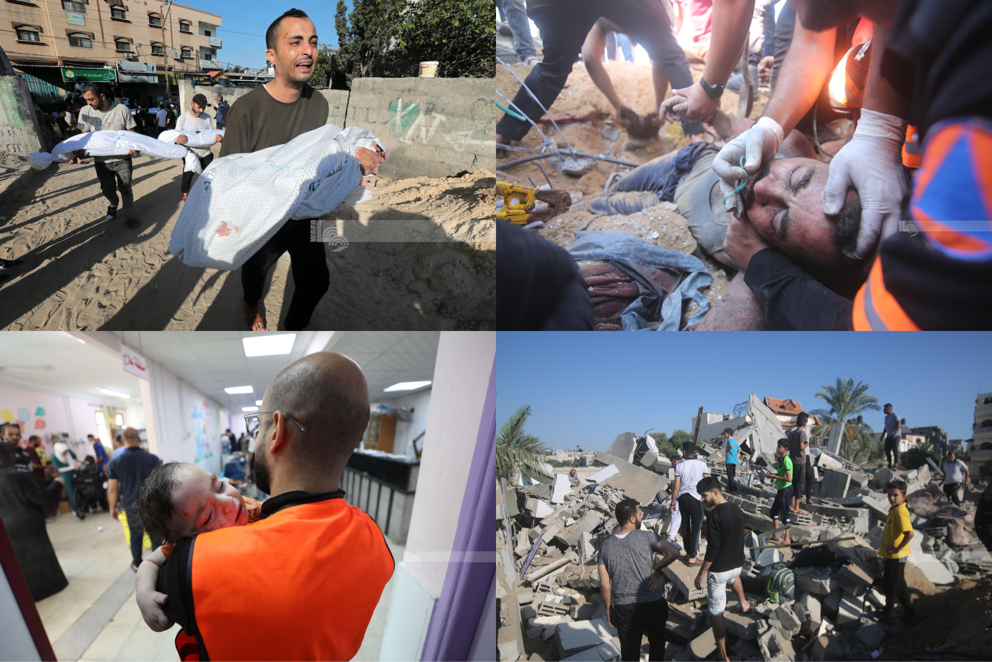 Plus de 30 martyrs dans les bombardements d'occupation à l'est de Gaza 