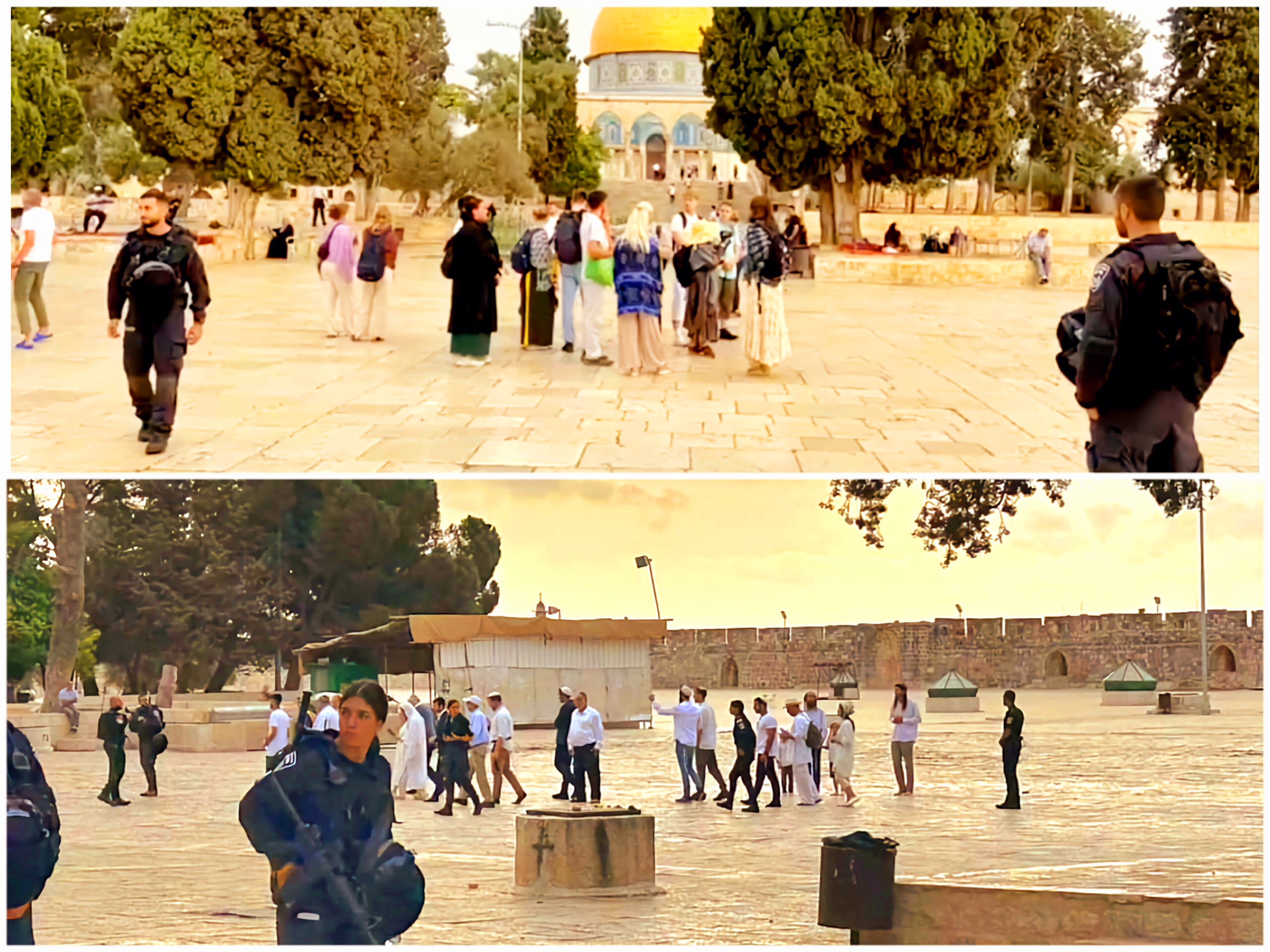 Des mesures israéliennes draconiennes à proximité de la mosquée d’Al-Aqsa lors de son incursion par des colons 