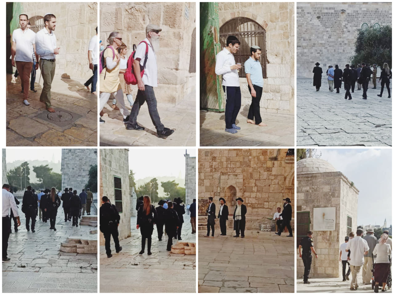 Des dizaines de colons s’introduisent dans la mosquée d’Al-Aqsa
