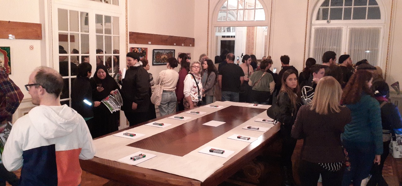  L'ambassade de l'État de Palestine en Argentine ouvre l'exposition ‘Flétiadeau pour la Palestine’ 