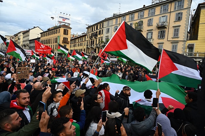Manifestations dans des villes et capitales internationales pour dénoncer l'agression contre la bande de Gaza