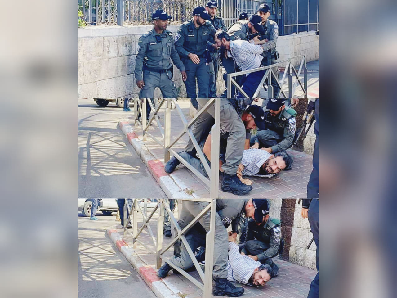 Les forces d’occupation attaquent sauvagement les participants dans un sit-in de solidarité avec les résidents de Silwan