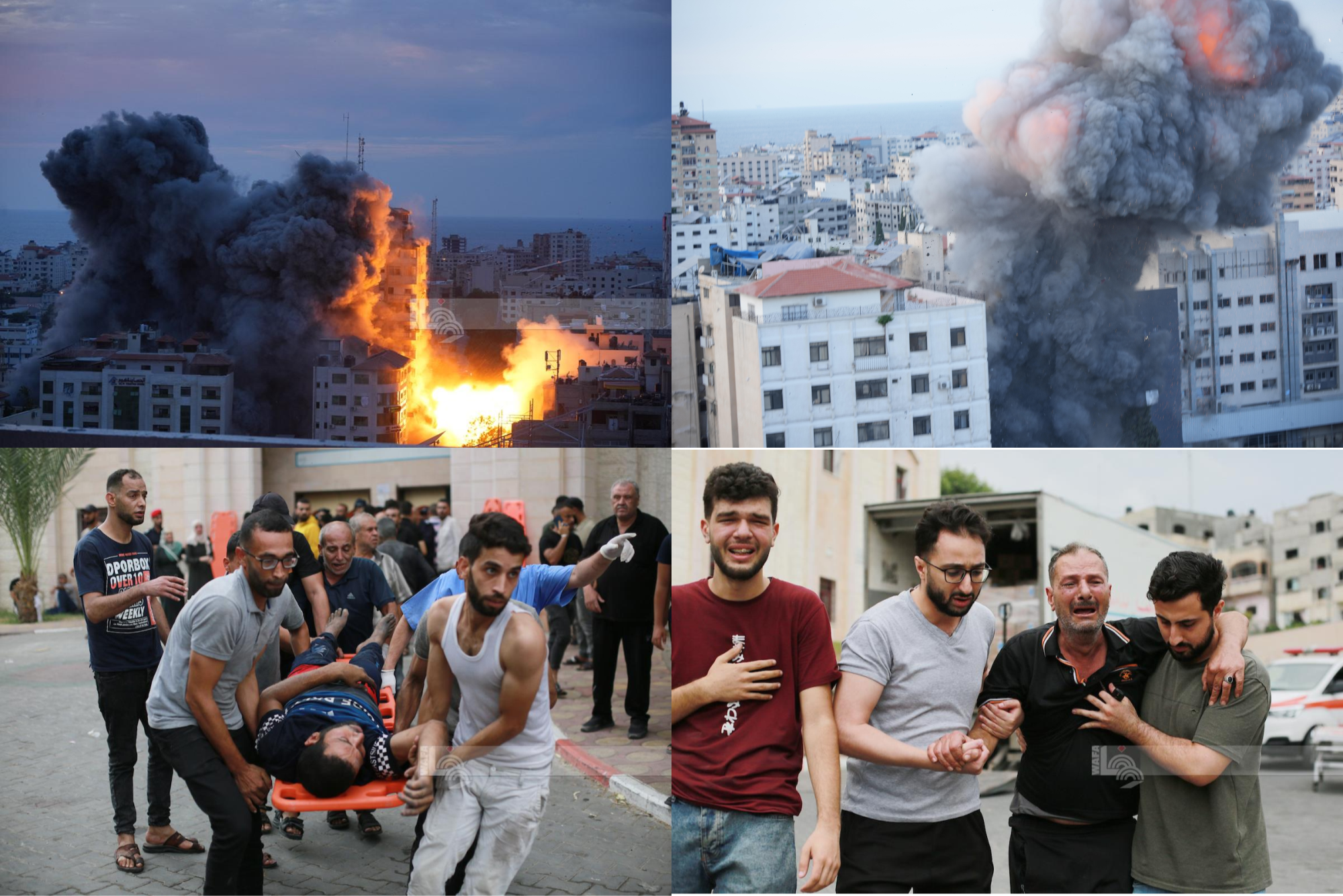 Au 107ème jour de l'agression contre Gaza : martyrs, blessés et destruction de places résidentielles