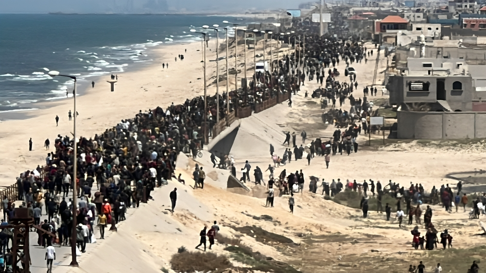 5 Palestiniens tués dans un bombardement israélien visant des déplacés rentrant dans le nord de Gaza