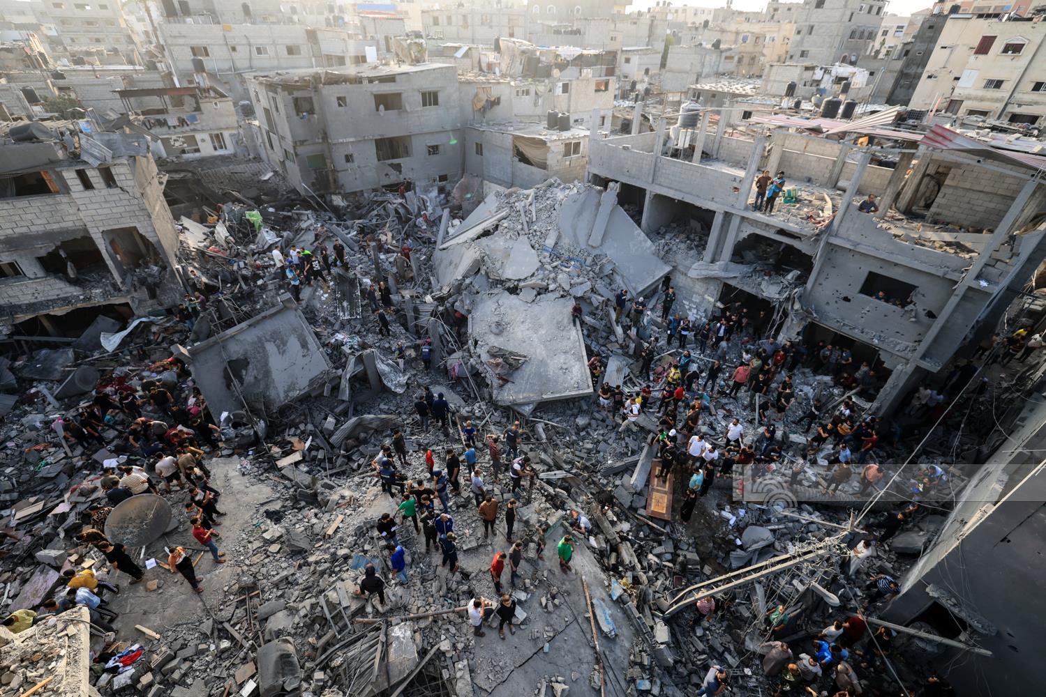 Au cours des dernières 24 heures : 9 massacres dans la bande de Gaza, tuant 87 martyrs