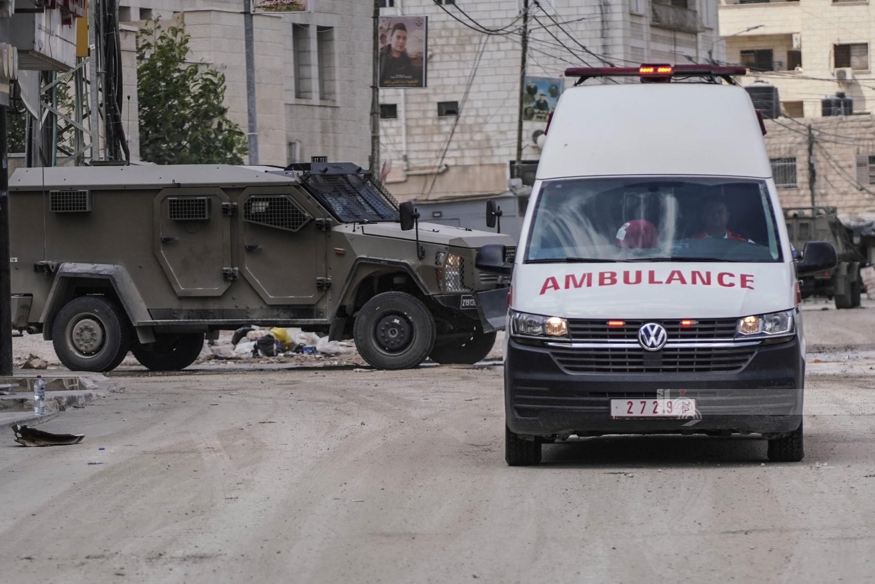 Les forces d'occupation agresse une équipe d'ambulance à Jénine