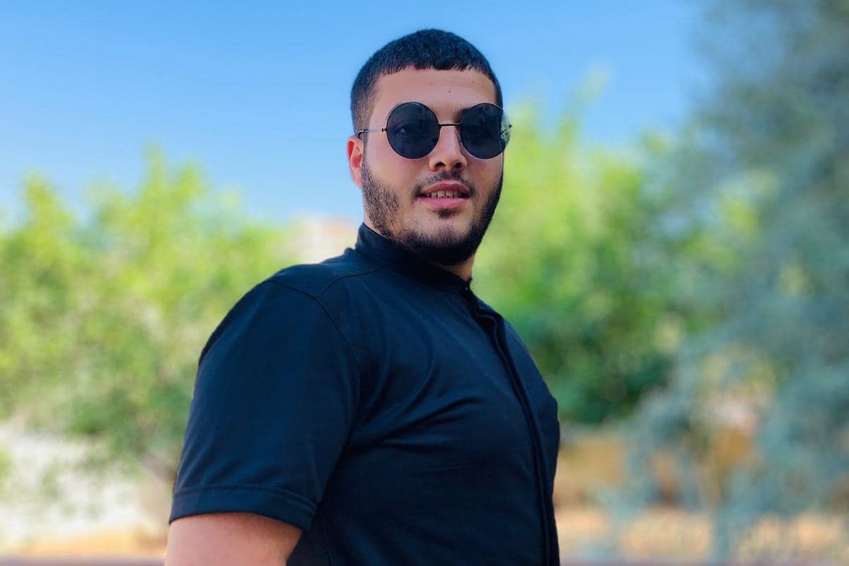 L'adolescent  Moaz Bani Shamsa  abattu par balles de l’armée israelienne au sud de Naplouse