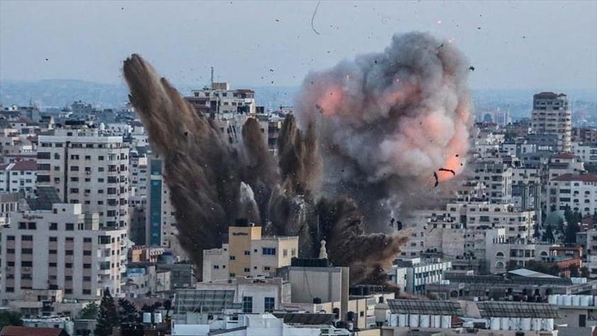 Sept martyrs dans le bombardement d'occupation du camp d'Al-Bureij