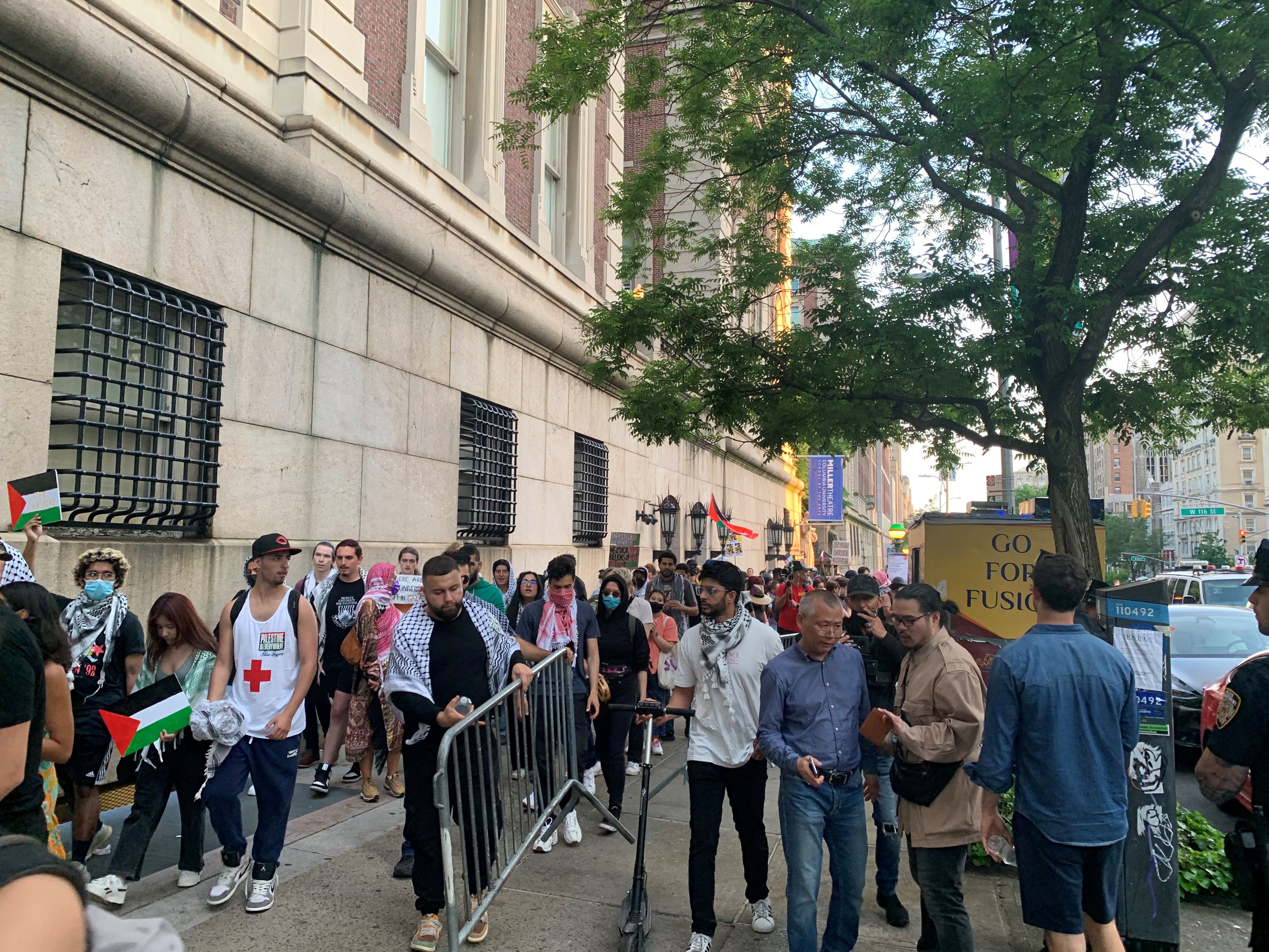  Les étudiants de l'université de Columbia manifestent à nouveau contre la guerre à Gaza