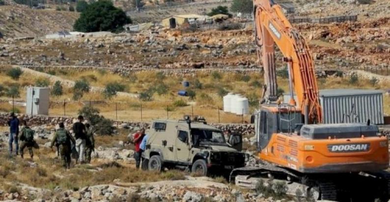 Hébron : l’occupation saisit un tracteur à Masafer Yatta  