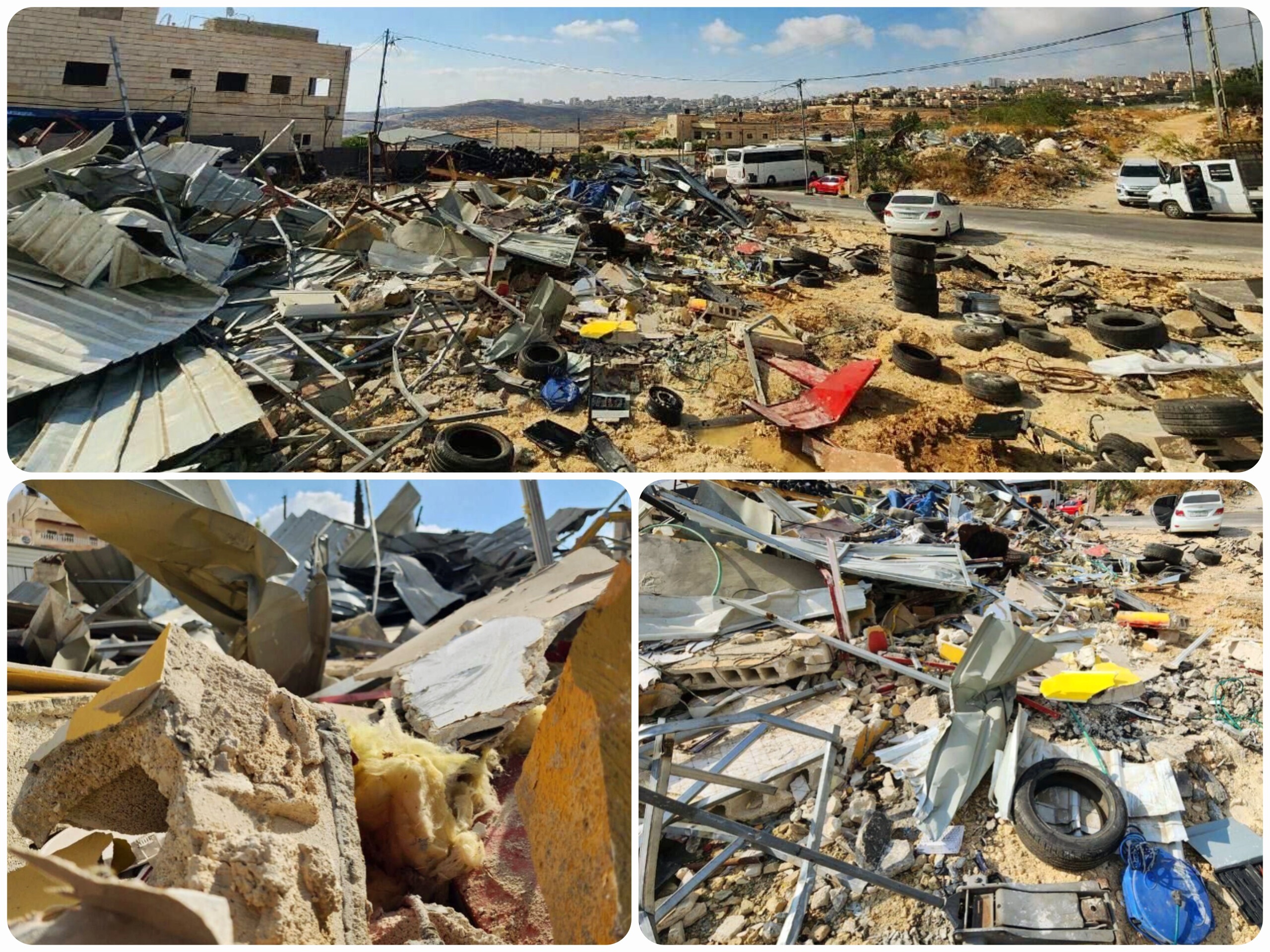 Les forces israéliennes démolissent quatre installations palestiniennes près de Jérusalem