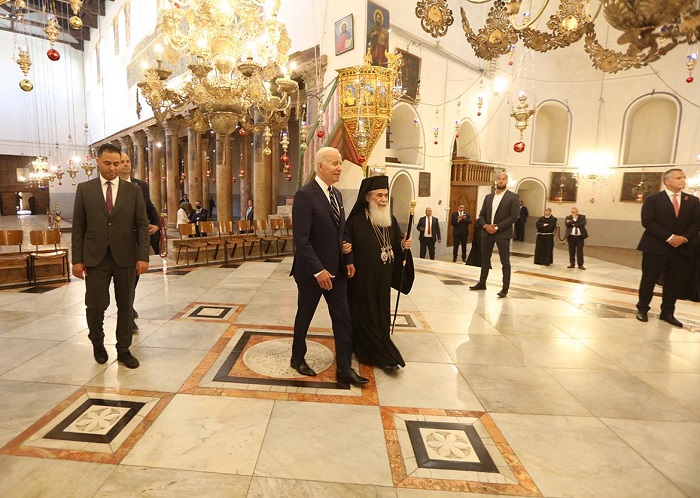 Le patriarche Théophile III souligne la nécessité d'une intervention américaine efficace pour protéger la présence chrétienne à Jérusalem