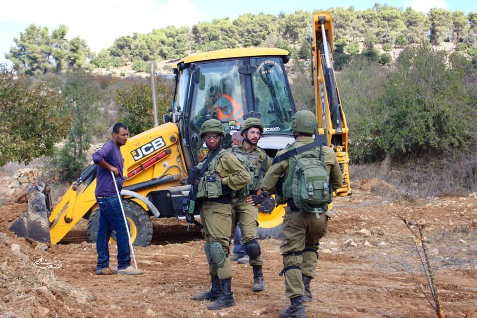 Des Palestiniens ripostent la destruction par des colons des terres à Bethléem