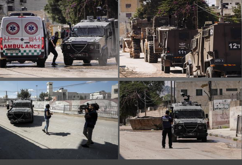 Développement de l'agression de l'occupation sur Jénine pour le quatrième jour: blessés, arrestations, siège, évacuation forcée et destruction massive des infrastructures