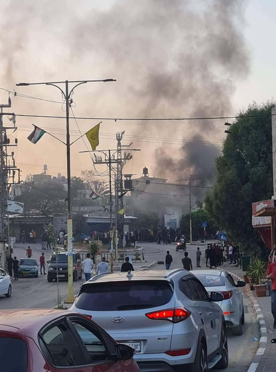 Plusieurs cas d’asphyxie lors d’affrontements avec l’armée israélienne près de Qalqilya  
