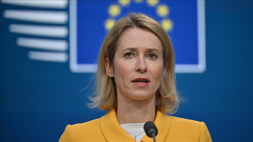  La Haute Représentante de l'Union européenne pour les affaires étrangères et la politique de sécurité, Kaya Kallas,
