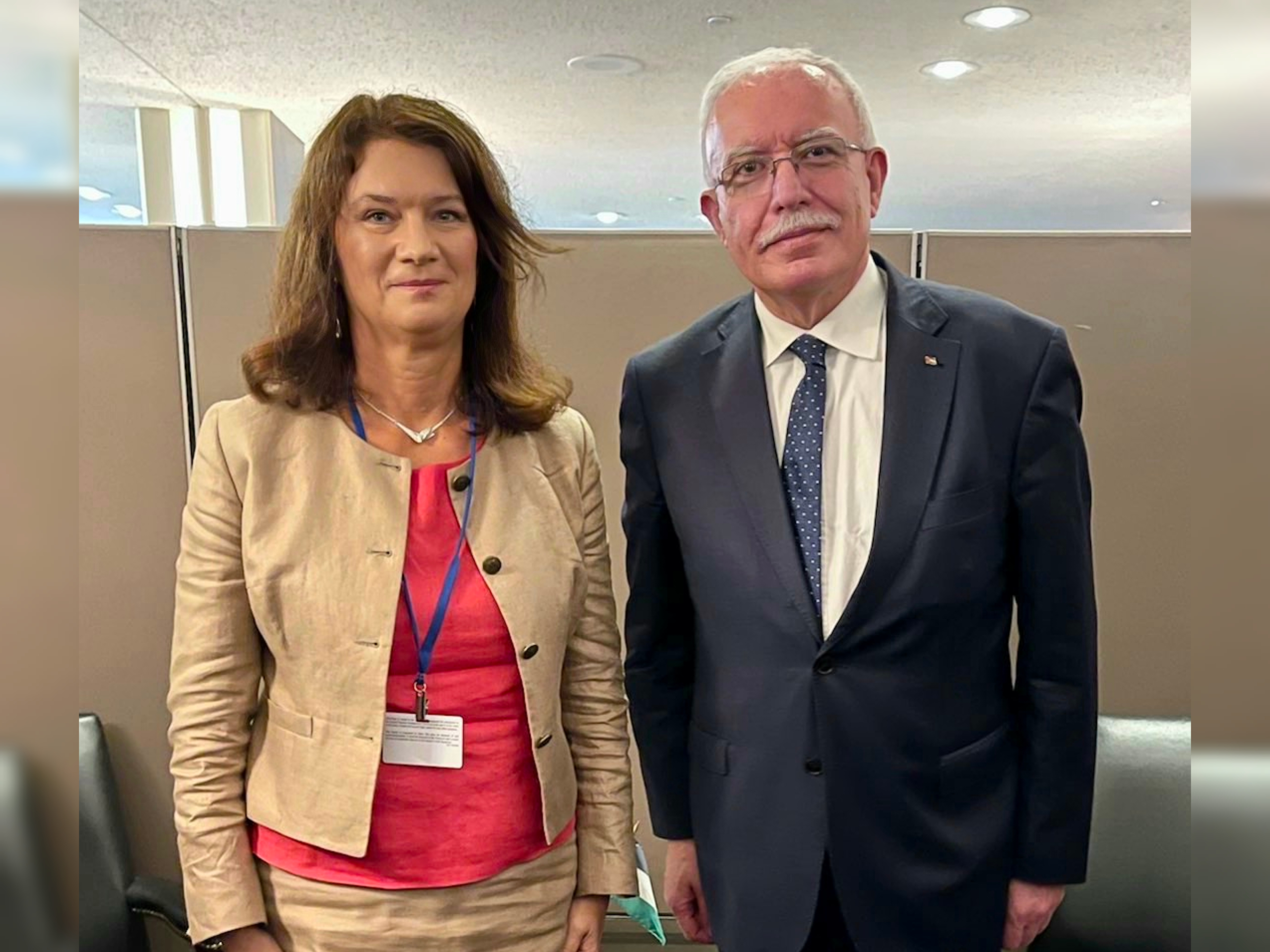 La Suède confirme son soutien à la cause palestinienne et condamne les violations israéliennes contre les Palestiniens